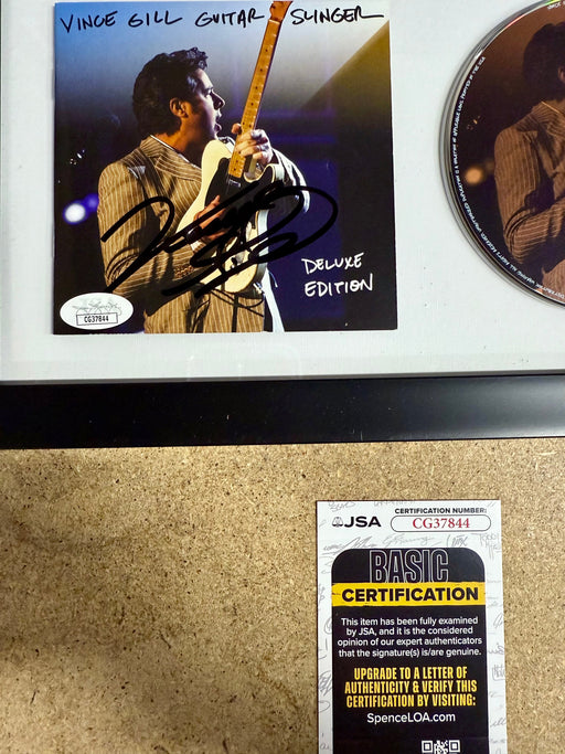 Musician Vince Gill Signed “Guitar Slinger” (2011) CD Booklet JSA COA - for just $150! 
