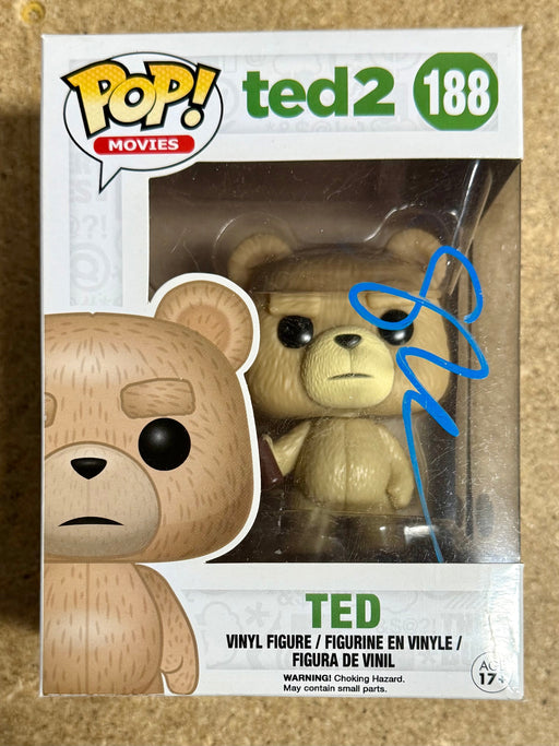 Seth MacFarlane Signed Ted 2 Vaulted Funko Pop! #188 With JSA COA - for just $500! 