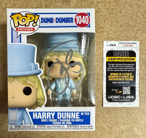 Jeff Daniels Signed Harry Dunne Dumb & Dumber Funko Pop! #1040 With JSA COA - for just $350! 