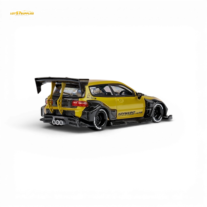 DCM Kevmannz Civic EG Ver.1 Gold Carbon Fiber Long Tail 1:64 - for just $36.99! 