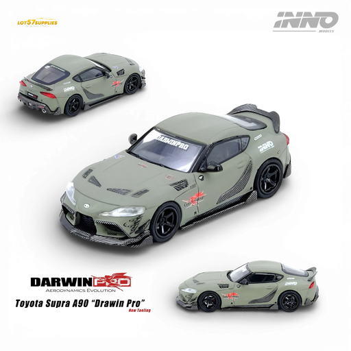 INNO64 Toyota Supra A90 Darwin Pro Matt Green 1:64 - for just $29.99! 