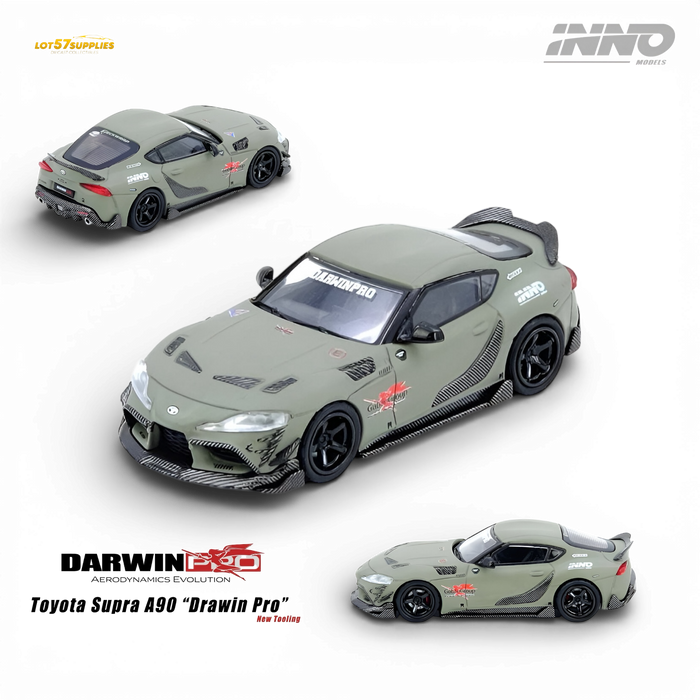 INNO64 Toyota Supra A90 Darwin Pro Matt Green 1:64 - for just $29.99! 