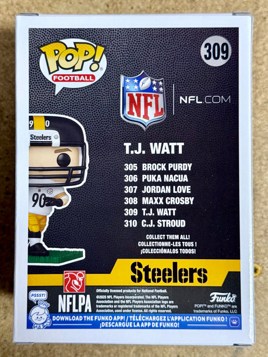 Funko Pop! Football TJ Watt #309 NFL Pittsburgh Steelers 2025 DPOY 2021 - for just $15! 