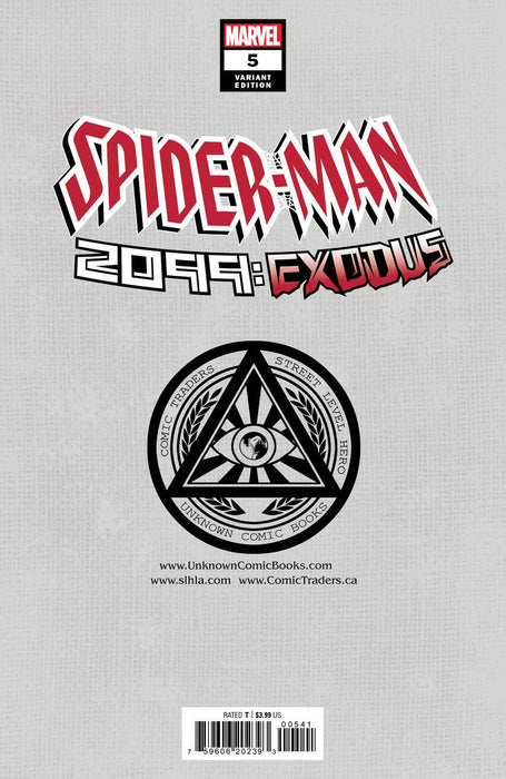 Spider-Man 2099: Exodus #5 Unknown Comics Alan Quah Exclusive Var (08/03/2022) - for just $10! 