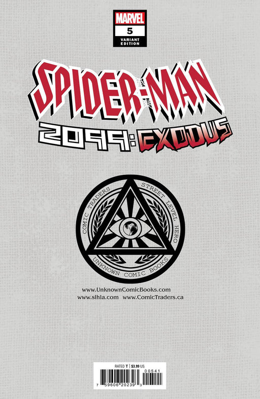 Spider-Man 2099: Exodus #5 Unknown Comics Alan Quah Exclusive Var (08/03/2022) - for just $10! 