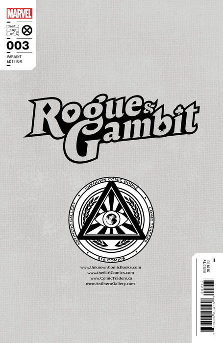 Rogue & Gambit #3 Unknown Comics Ivan Tao Exclusive Virgin Graffiti Wall Var (05/10/2023) - for just $20! 