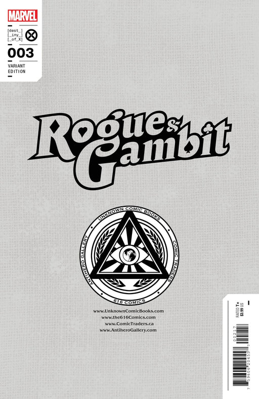 Rogue & Gambit #3 Unknown Comics Ivan Tao Exclusive Virgin Graffiti Wall Var (05/10/2023) - for just $20! 