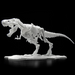 Bandai Spirits: Dinosaur - Tyrannosaurus (Limex Skeleton) Model Kit - for just $16.99! 