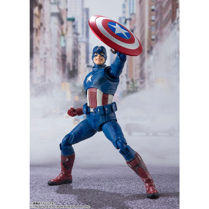 Tamashii Nations S.H. Figuarts: Avengers - Captain America (Avengers Assemble Edition) - for just $89.99! 