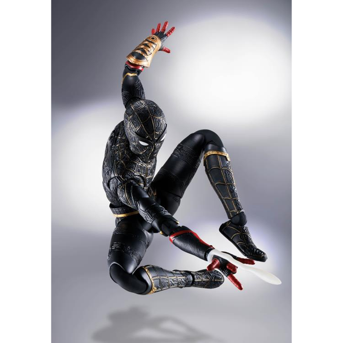Tamashii Nations S.H. Figuarts: Spider-Man: No Way Home - Spider-Man (Black & Gold Suit) - for just $84.99! 