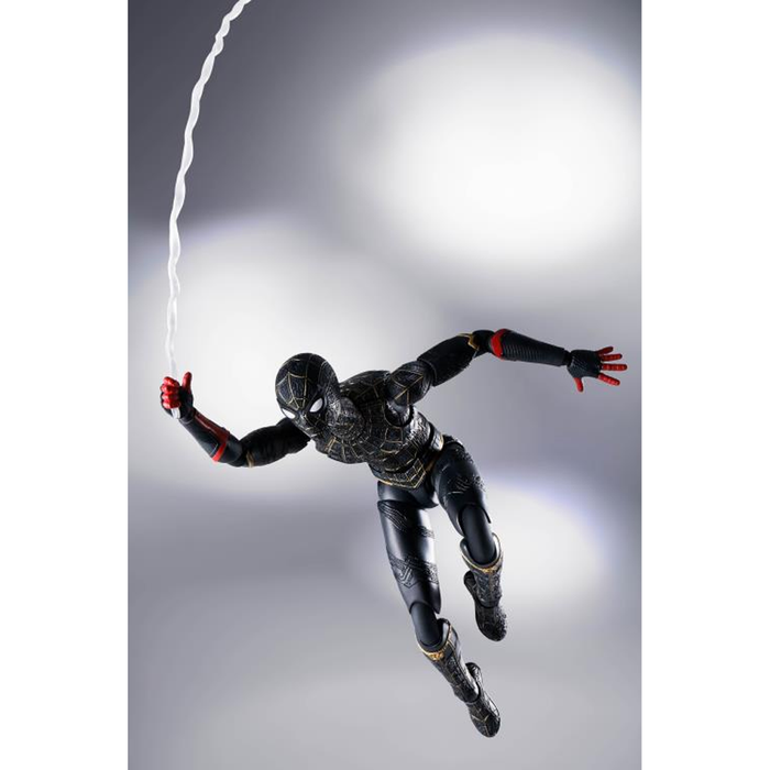 Tamashii Nations S.H. Figuarts: Spider-Man: No Way Home - Spider-Man (Black & Gold Suit) - for just $84.99! 