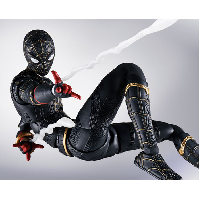 Tamashii Nations S.H. Figuarts: Spider-Man: No Way Home - Spider-Man (Black & Gold Suit) - for just $84.99! 
