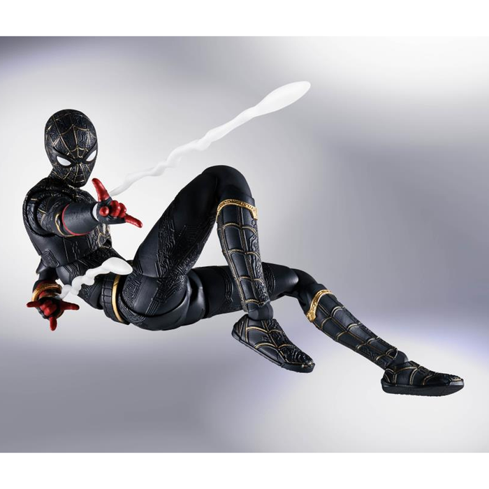 Tamashii Nations S.H. Figuarts: Spider-Man: No Way Home - Spider-Man (Black & Gold Suit) - for just $84.99! 