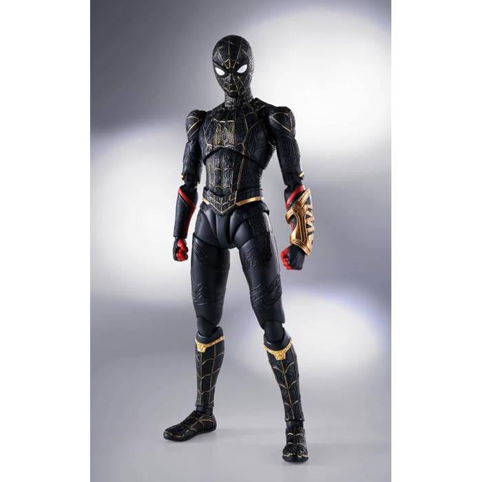 Tamashii Nations S.H. Figuarts: Spider-Man: No Way Home - Spider-Man (Black & Gold Suit) - for just $84.99! 