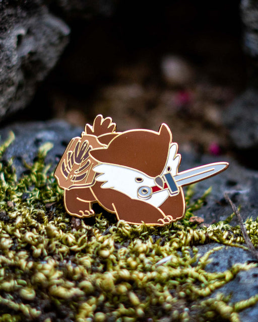 Baby Bestiary: Owlbear Fighter Enamel Pin - Ready To Fight! - for just $12! 