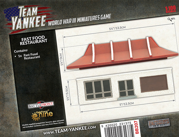 Team Yankee: Fast Food Restaurant - for just $40! 