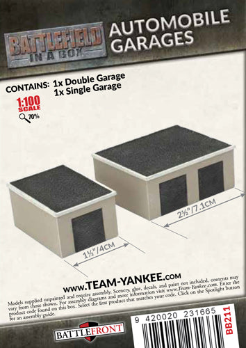 Team Yankee:  Automobile Garages - for just $25! 