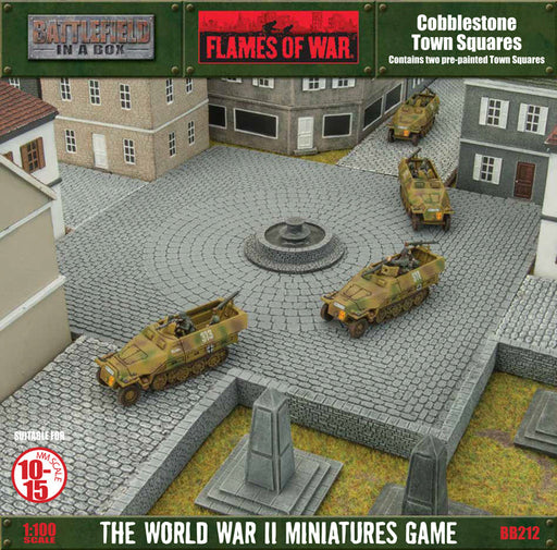 Flames of War: Cobblestone Town Squares - for just $30! 
