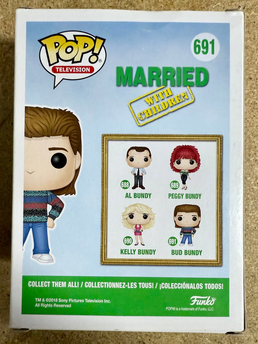 David Faustino Signed Married With Children Bud Bundy Funko Pop! #691 With JSA COA - for just $140! 