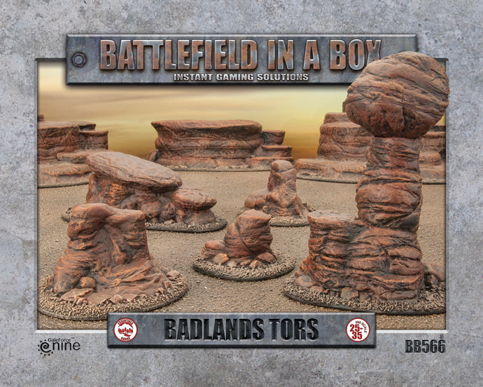 Battlefield in a Box: Badlands Tors - Mars - for just $25! 