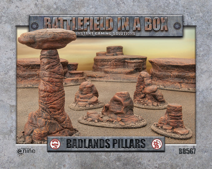 Battlefield in a Box: Badlands Pillars - Mars - for just $25! 