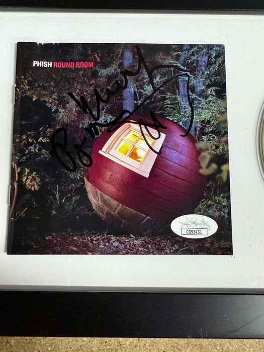 Phish (Trey Anastasio, Page & Mike) Signed Round Room Framed CD Booklet With JSA COA - for just $400! 