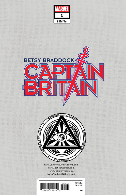Betsy Braddock: Captain Britain #1 Unknown Comics Miguel Mercado Exclusive Vogue Var (02/22/2023) - for just $10! 