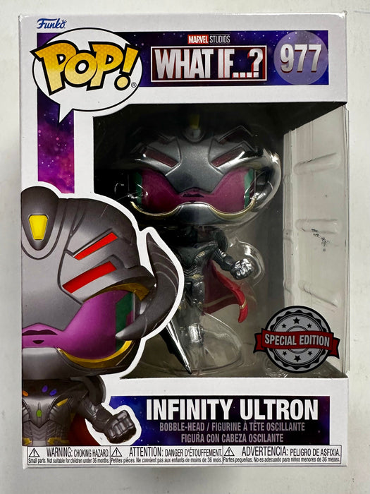 Funko Pop! Metallic Infinity Ultron #977 Marvel Studios What If? 2022 Exclusive - for just $10! 