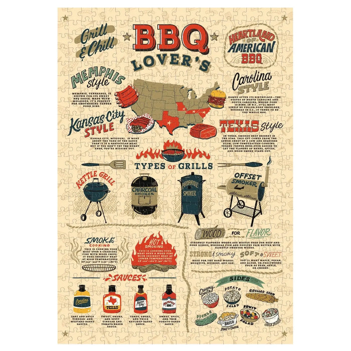 BBQ Lover's 500 Piece Jigsaw Puzzle Ridley - for just $19.99! 