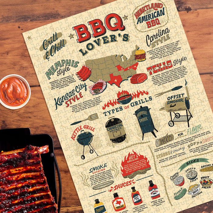 BBQ Lover's 500 Piece Jigsaw Puzzle Ridley - for just $19.99! 