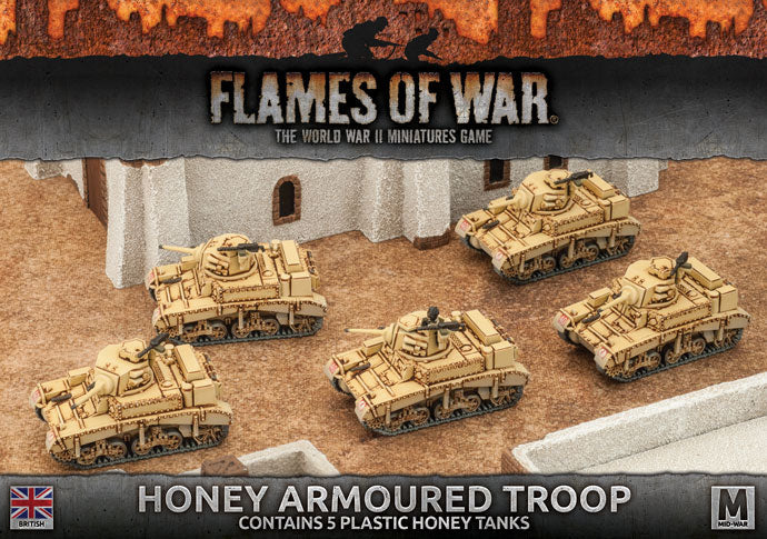 Flames of War: British Honey Armoured Troop (Mid War) - for just $50! 