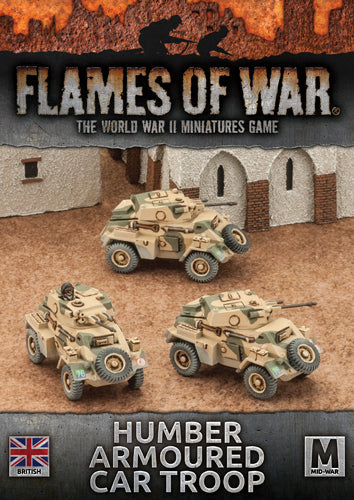 Flames of War: British Humber Armoured Car Troop (Mid War) - for just $37! 