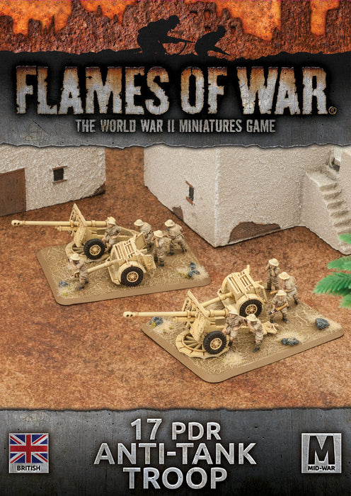 Flames of War: British 17 pdr Anti-Tank Troop (Mid War) - for just $18! 