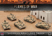Flames of War: British Sherman Armoured Troop (Mid War) - for just $50! 