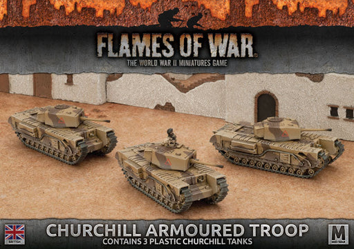Flames of War: British Churchill Armoured Troop (Mid War) - for just $30! 