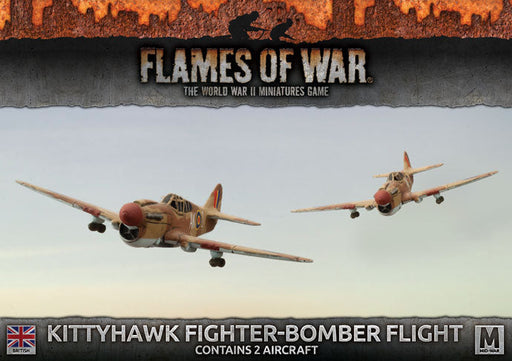 Flames of War: British Kittyhawk Fighter-Bomber Flight (Mid War) - for just $30! 