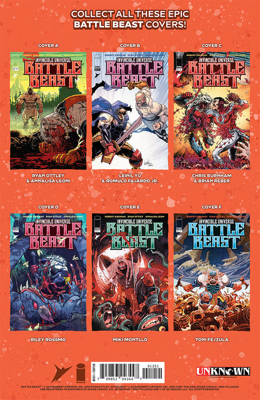 INVINCIBLE UNIVERSE BATTLE BEAST #12 SEAN CARLSON EXCLUSIVE VIRGIN VAR (08/19/2026) - for just $20! 