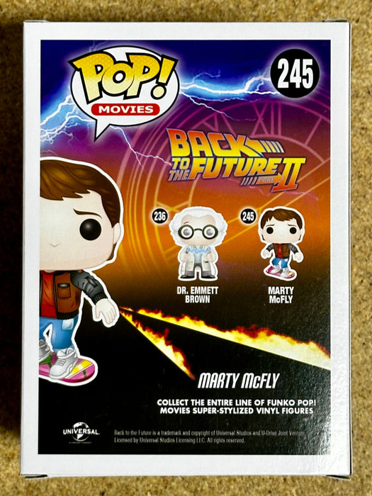 Funko Pop! Movies Marty McFly On Hoverboard #245 Back to the Future 2015 Vaulted Exclusive - for just $60! 
