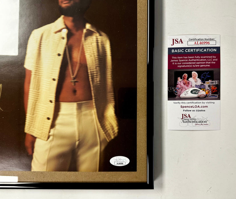 John Legend Autographed (Signed) & Framed LEGEND Vinyl Insert With JSA COA - for just $200! 