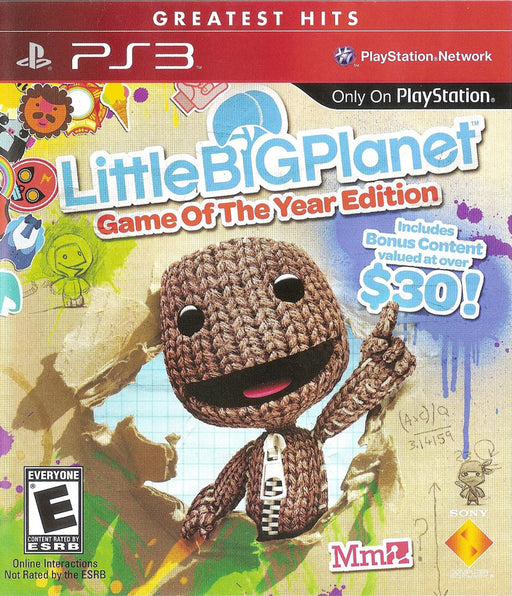 Little Big Planet: Game Of The Year Edition (Greatest Hits) (Playstation 3) - for just $7.99! 
