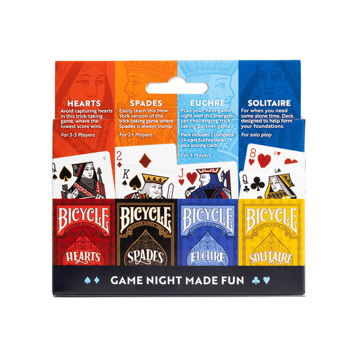 Bicycle Playing Cards: 4-Game Pack - for just $19.99! 
