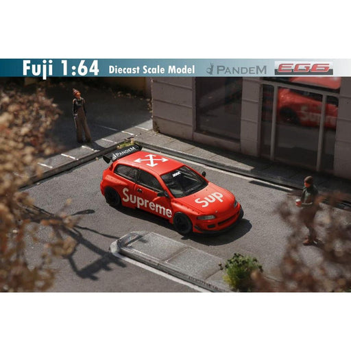 Fuji Honda Civic EG6 5th Gen MK5 Rocket Bunny Supreme Red Livery 1:64 - Premium Honda - Just $31.99! Shop now at Retro Gaming of Denver