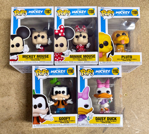 Funko Pop! Disney Mickey Mouse & Friends Pluto Minnie Daisy Goofy 2022 - for just $60! 