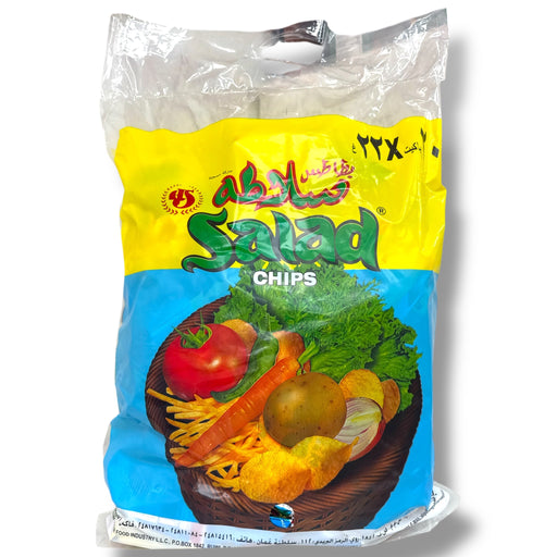 Salad Chips Snacks - 20 Packets of 22g Crunchy Vegetable Snacks for Healthy Munching - for just $18.99! 