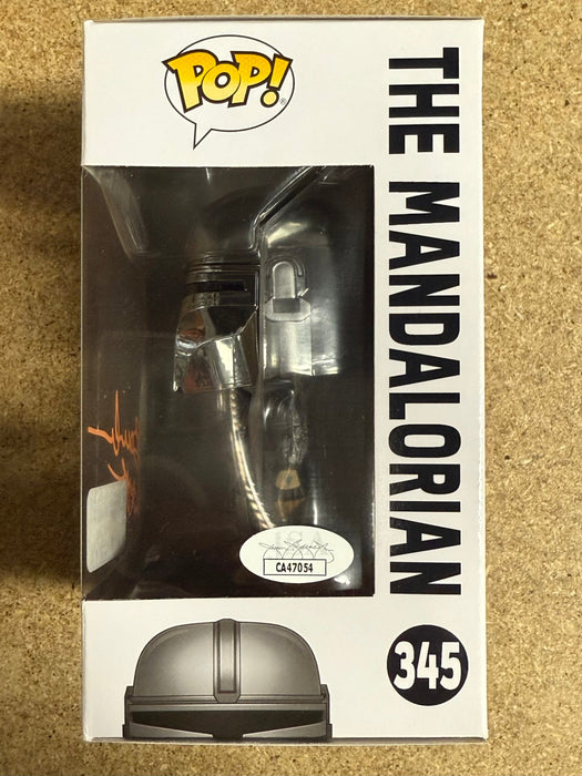 Brendan Wayne Signed Mandalorian Star Wars Exclusive Funko Pop #345 With JSA COA - for just $130! 