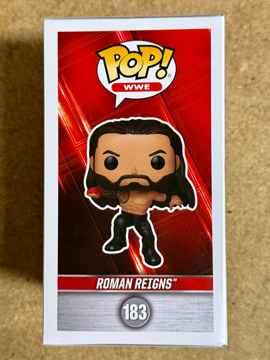 Funko Pop! WWE Roman Reigns (Superman Punch) #183 Wrestler Tribal Chief OTC 2025 - for just $15! 