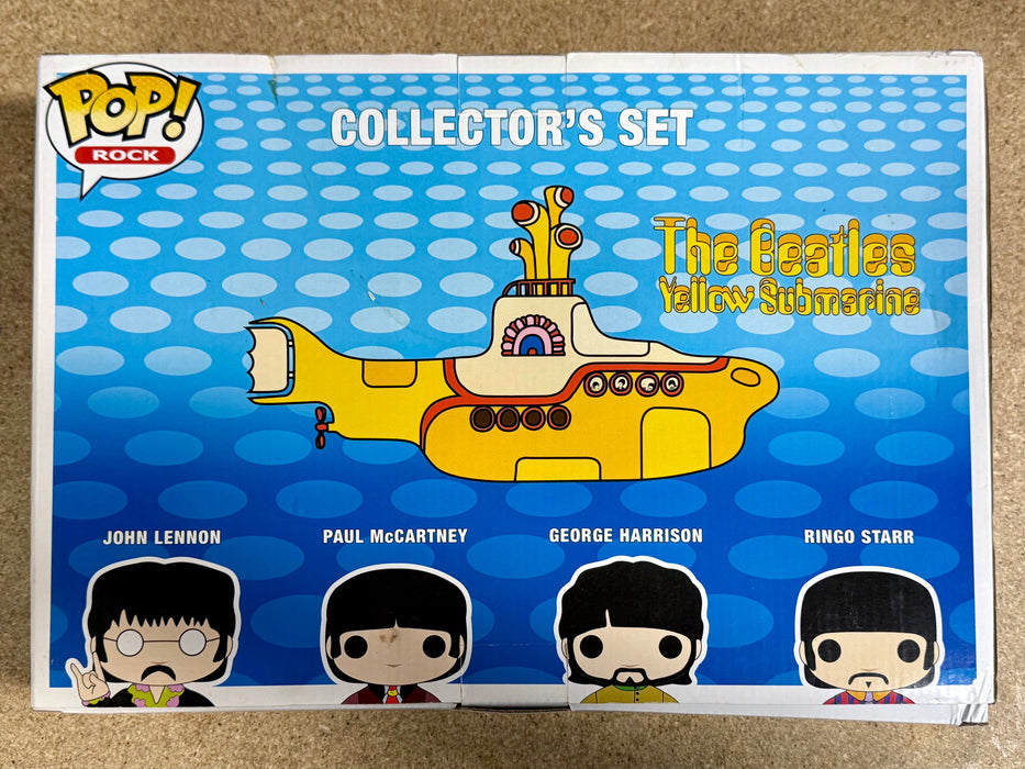Funko Pop! Rock The Beatles Yellow Submarine Collectors Set Vaulted Grail 2012 - for just $1000! 