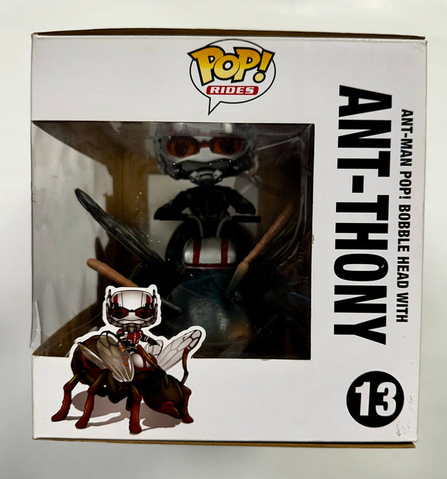 Funko Pop! Marvel Ant-Man With Ant-Thony #13 2015 Vaulted Scott Lang (Box Dmg) - for just $20! 