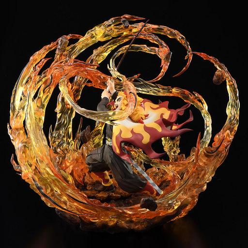 Bellfine: Demon Slayer: Kimetsu no Yaiba - Kyojuro Rengoku Battle Stance DX Ver 1/8 Scale Figure - for just $504.99! 