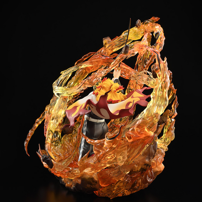 Bellfine: Demon Slayer: Kimetsu no Yaiba - Kyojuro Rengoku Battle Stance DX Ver 1/8 Scale Figure - for just $504.99! 